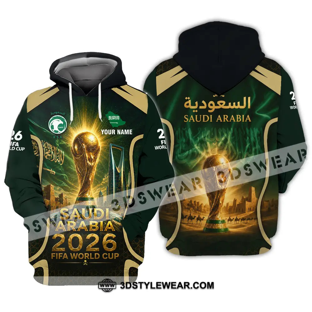 Unisex Shirt - Custom Saudi Arabia World Cup 2026 Shirt - Hoodie / S - T-shirt