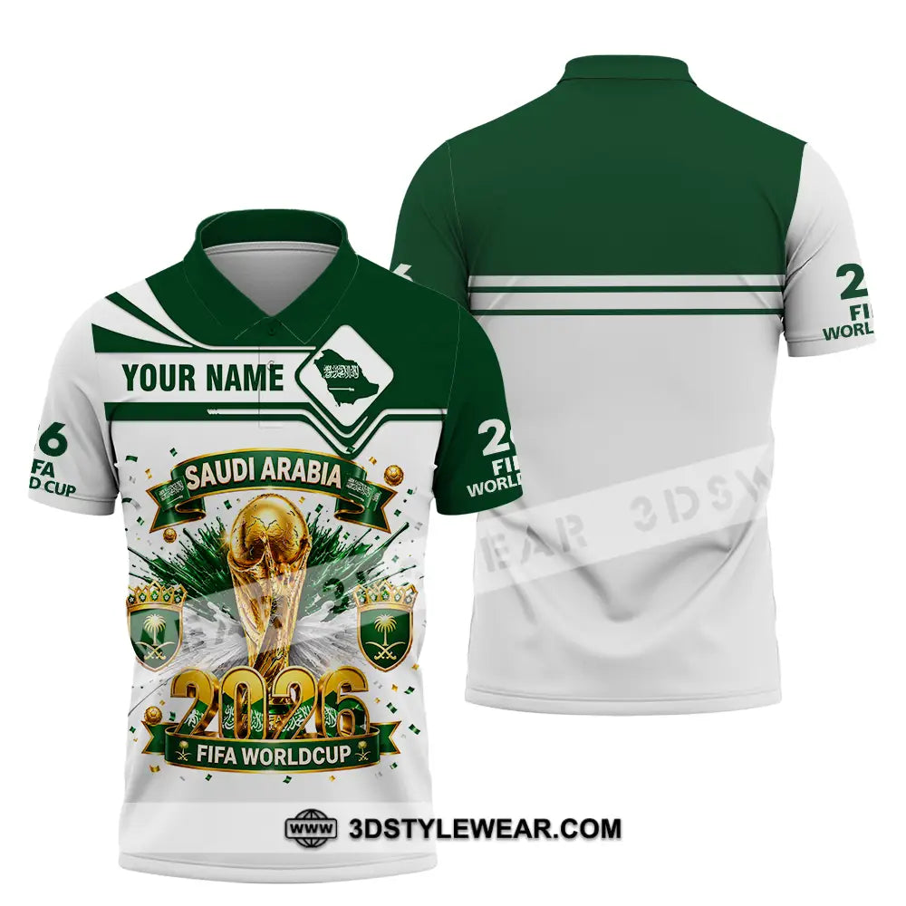 Unisex Shirt - Custom Saudi Arabia World Cup 2026 Shirt - Polo Shirt / S - T-shirt