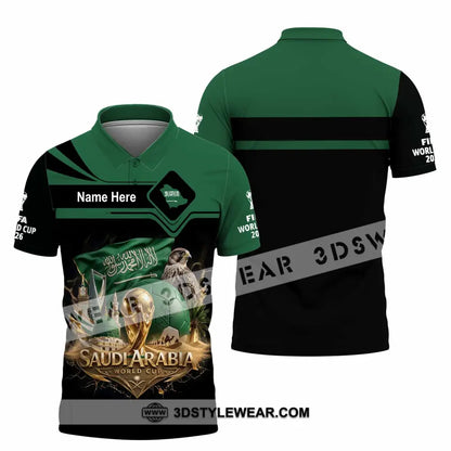 Unisex Shirt - Custom Saudi Arabia World Cup 2026 Shirt - Polo Shirt / S - T-shirt
