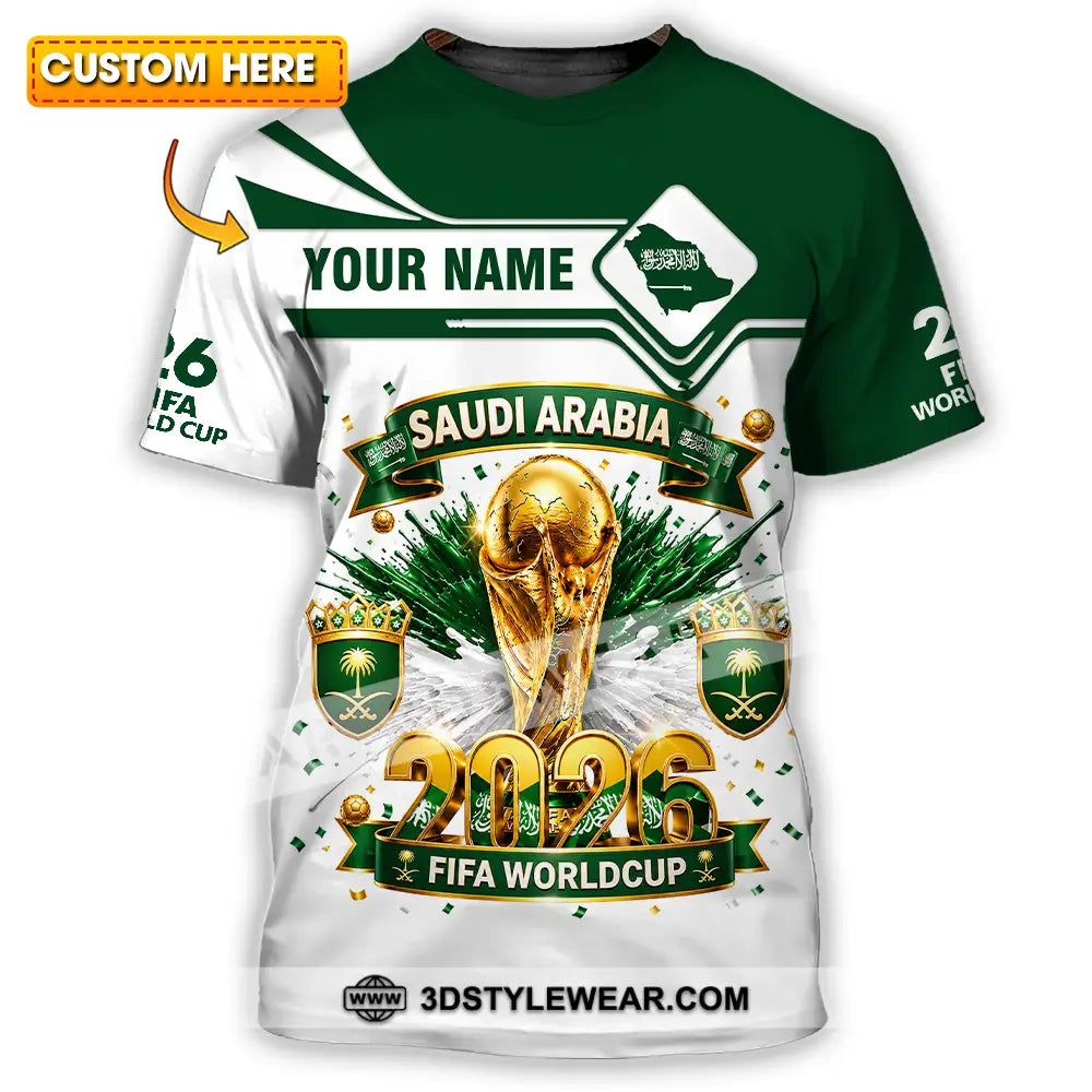 Unisex Shirt - Custom Saudi Arabia World Cup 2026 Shirt - T-shirt