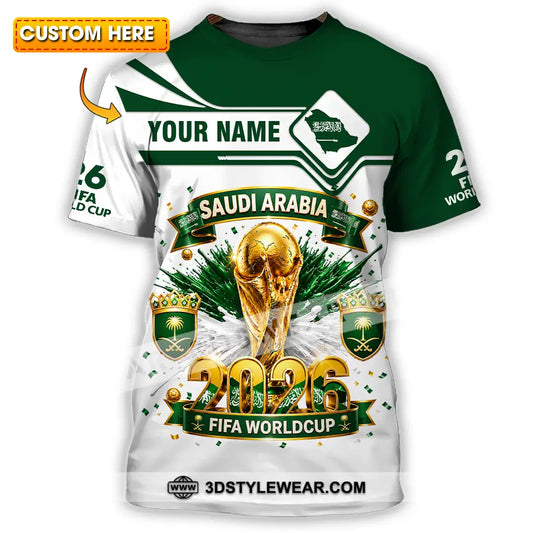 Unisex Shirt - Custom Saudi Arabia World Cup 2026 Shirt - T-shirt