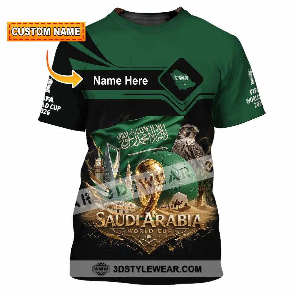 Unisex Shirt - Custom Saudi Arabia World Cup 2026 Shirt - T-shirt