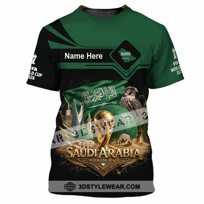 Unisex Shirt - Custom Saudi Arabia World Cup 2026 Shirt - T-Shirt / S - T-shirt