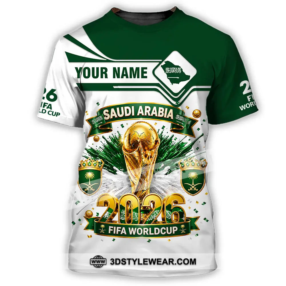 Unisex Shirt - Custom Saudi Arabia World Cup 2026 Shirt - T-Shirt / S - T-shirt