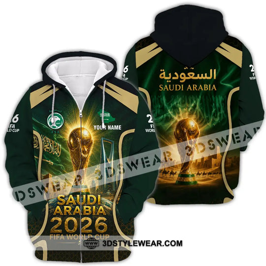 Unisex Shirt - Custom Saudi Arabia World Cup 2026 Shirt style option 4