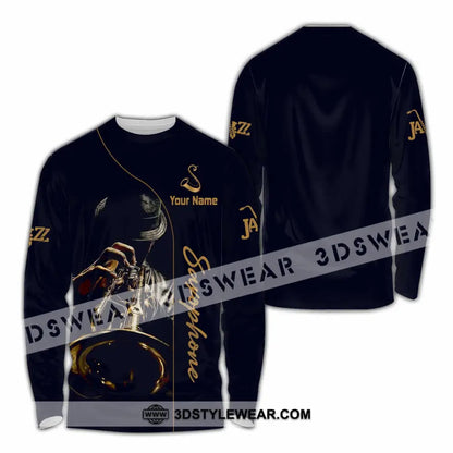 Unisex Shirt - Custom Saxophone Shirt - Long Sleeve Shirt / S - T-shirt