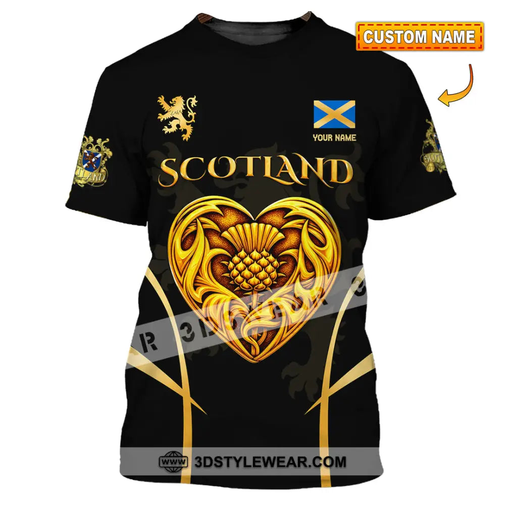 Unisex Shirt - Custom Scotland 3D Shirt T-shirt