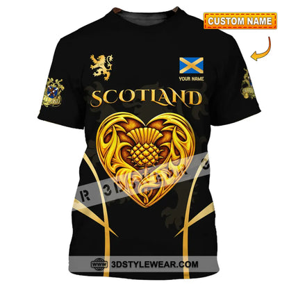Unisex Shirt - Custom Scotland 3D Shirt T-shirt