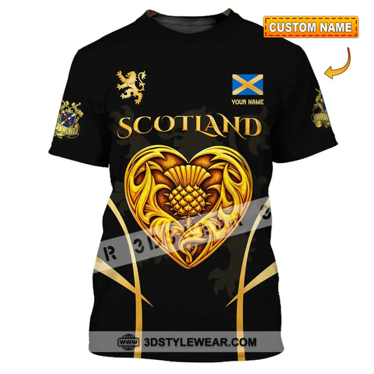 Unisex Shirt - Custom Scotland 3D Shirt T-shirt