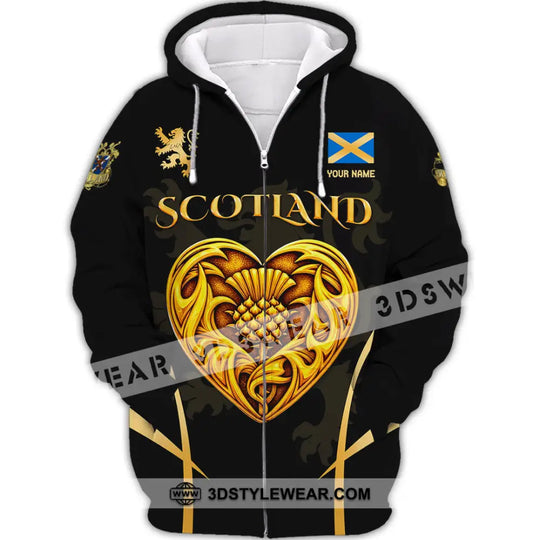 Unisex Shirt - Custom Scotland 3D Shirt style option 2
