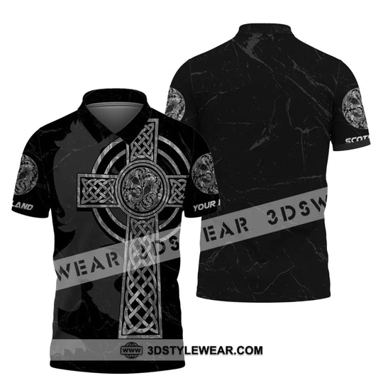 Unisex Shirt, Custom Scotland Shirt, Scotland Cross, Scotland T-Shirt, Scotland Clothing style option 3