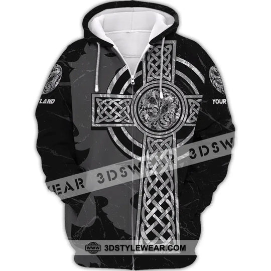 Unisex Shirt, Custom Scotland Shirt, Scotland Cross, Scotland T-Shirt, Scotland Clothing style option 2