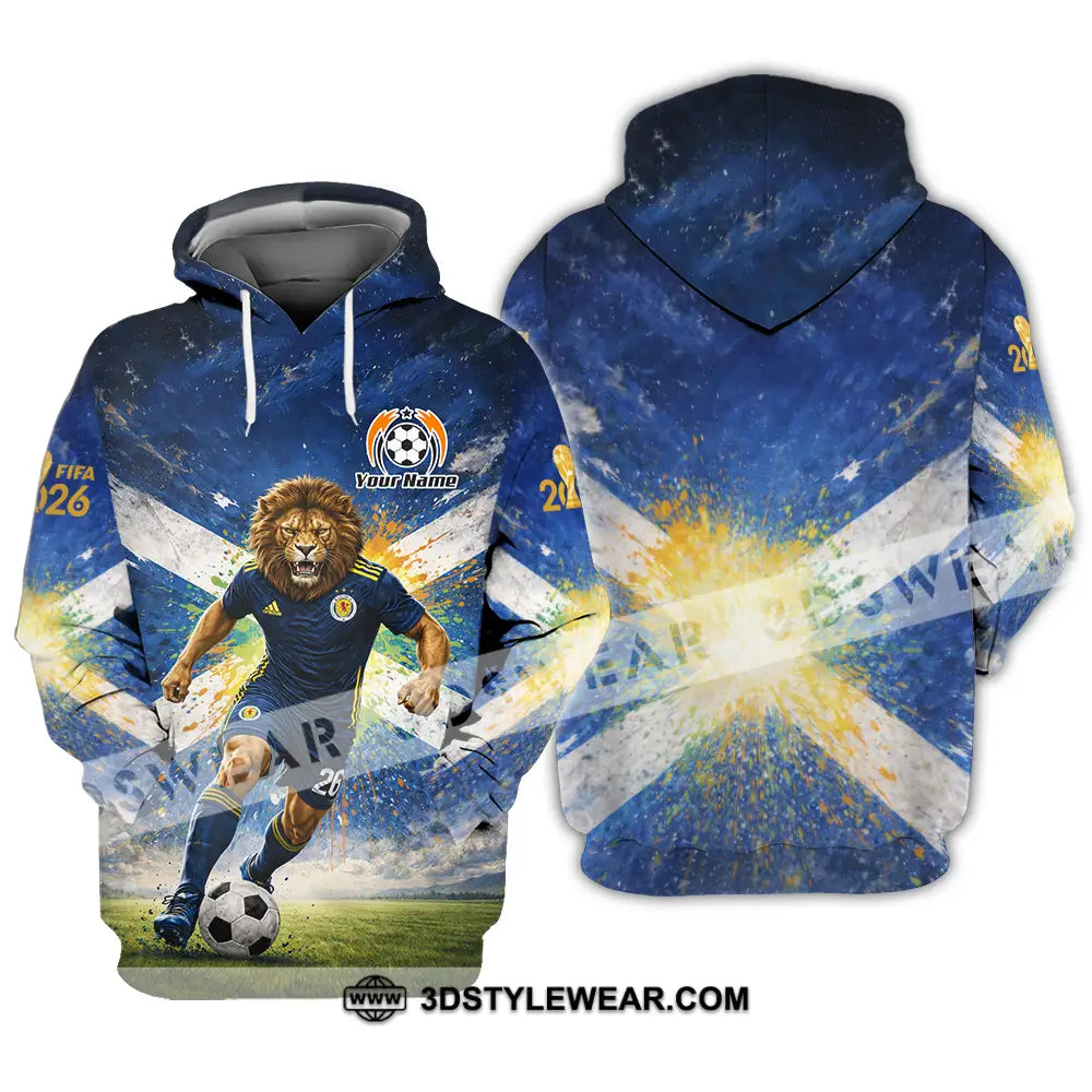 Unisex Shirt - Custom Scotland Fifa World Cup 2026 3D Shirt Hoodie / S T-shirt