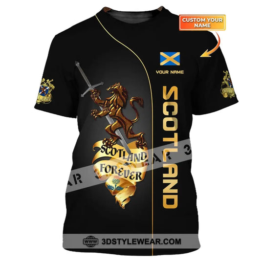 Unisex Shirt, Custom Scotland Shirt, Scotland Forever, Scotland T-Shirt, Scotland Clothing style option 1