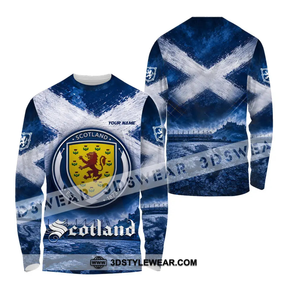 Unisex Shirt - Custom Scotland Shirt - Long Sleeve Shirt / S - T-shirt