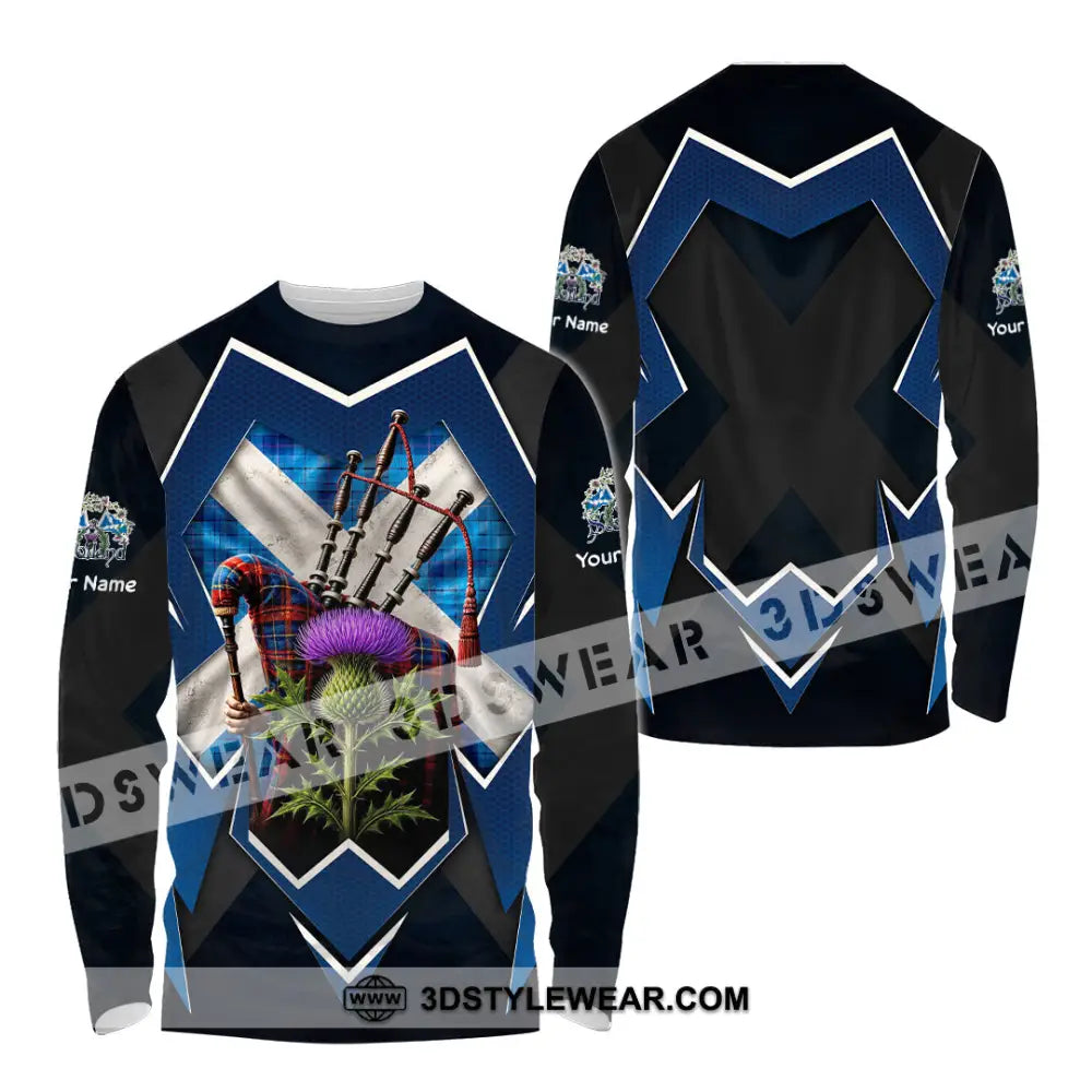 Unisex Shirt - Custom Scotland Shirt - Long Sleeve Shirt / S - T-shirt