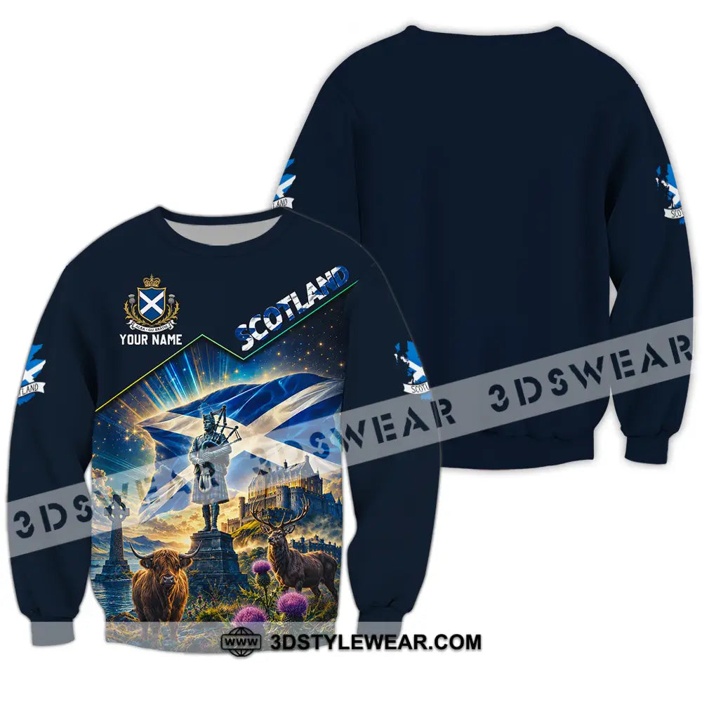 Unisex Shirt - Custom Scotland Shirt - Long Sleeve / S - T-shirt