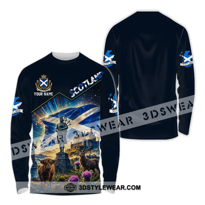 Unisex Shirt - Custom Scotland Shirt - Long Sleeve Shirt / S - T-shirt