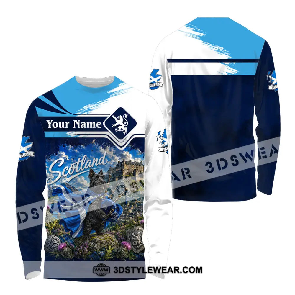 Unisex Shirt - Custom Scotland Shirt - Long Sleeve Shirt / S - T-shirt