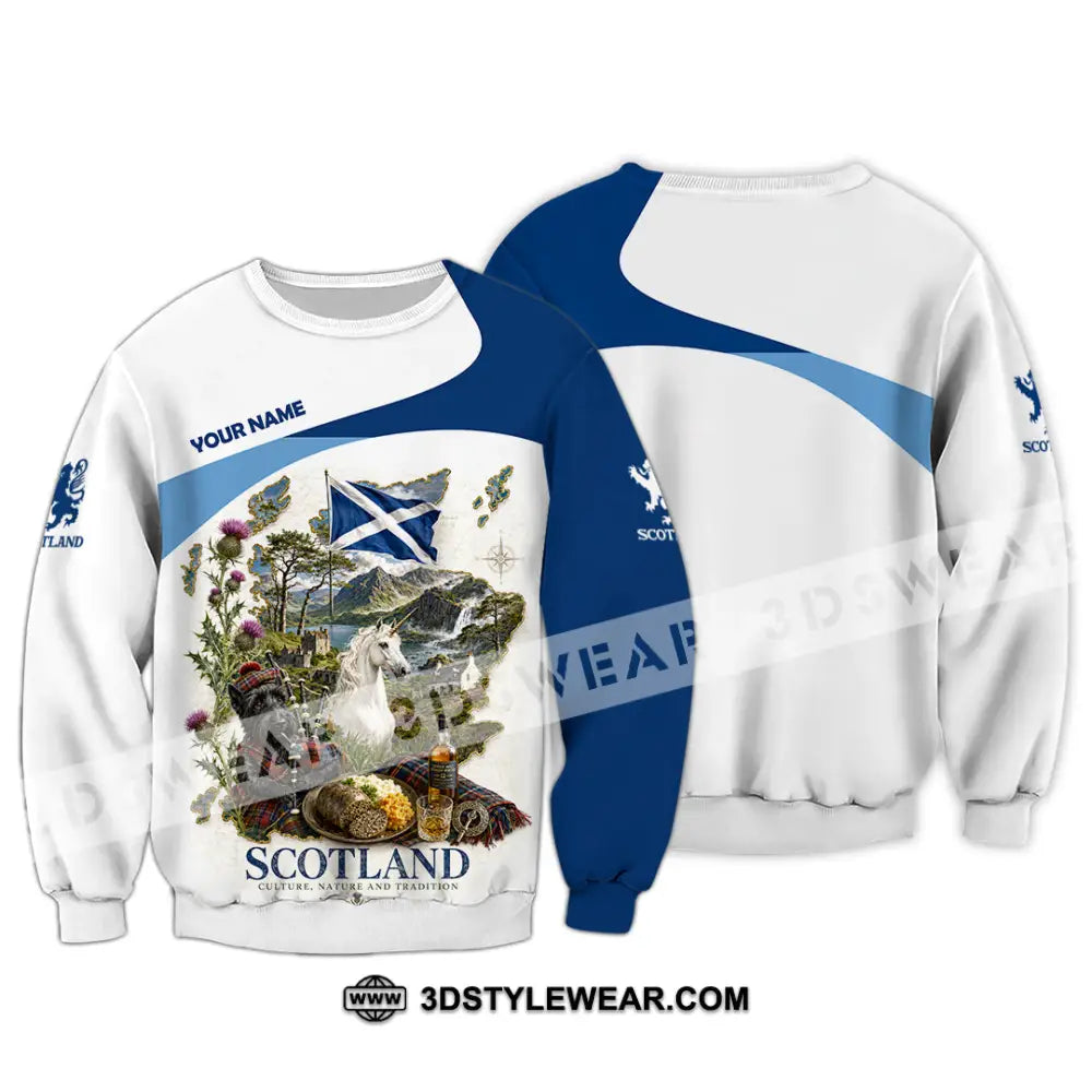 Unisex Shirt - Custom Scotland Shirt - Long Sleeve / S - T-shirt