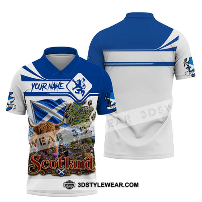 Unisex Shirt - Custom Scotland Shirt - Polo Shirt / S - T-shirt