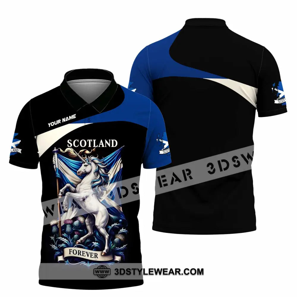 Unisex Shirt - Custom Scotland Shirt - Polo Shirt / S - T-shirt