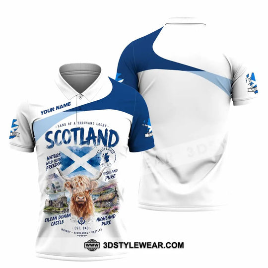 Unisex Shirt - Custom Scotland Shirt style option 3