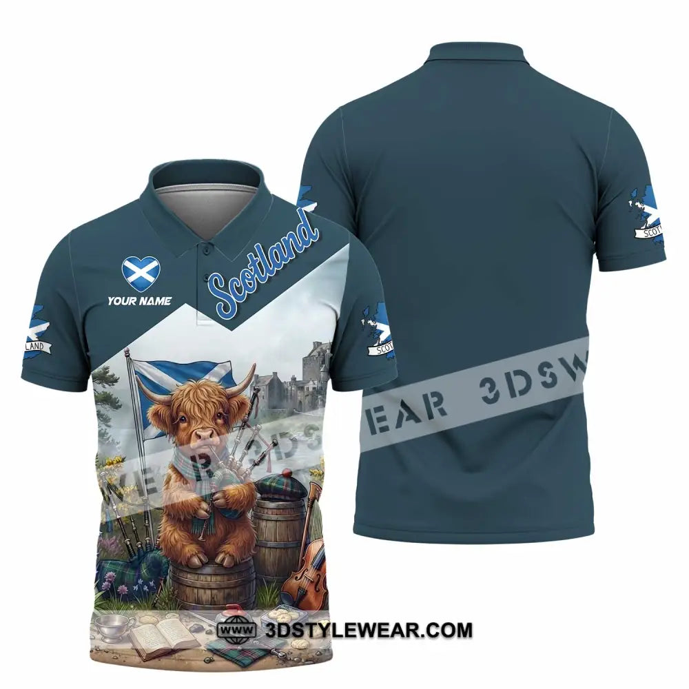 Unisex Shirt - Custom Scotland Shirt - Polo Shirt / S - T-shirt