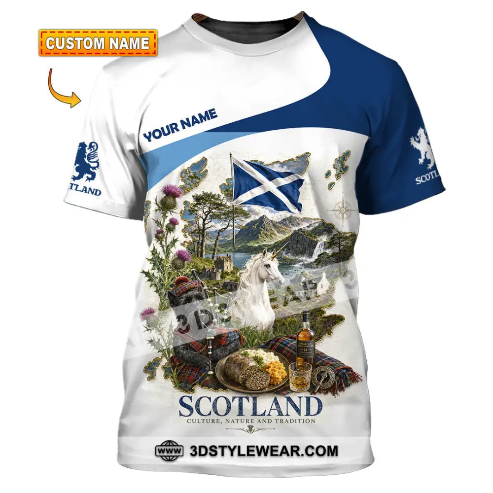 Unisex Shirt - Custom Scotland Shirt - T-shirt