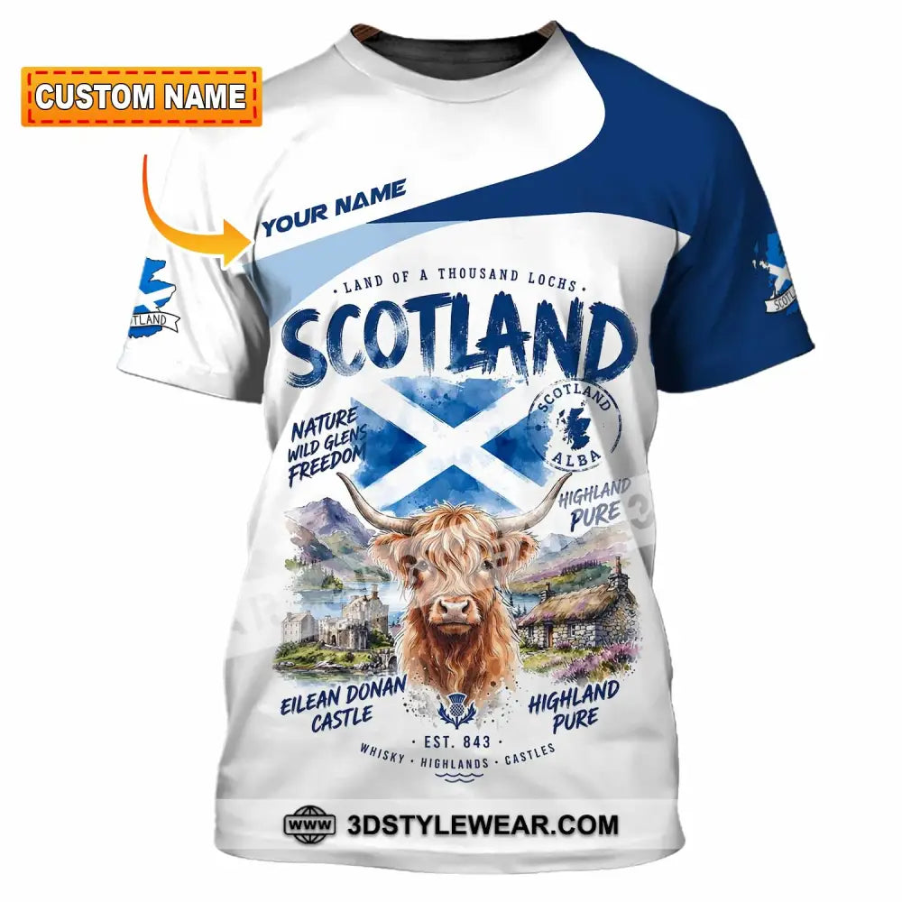 Unisex Shirt - Custom Scotland Shirt - T-shirt
