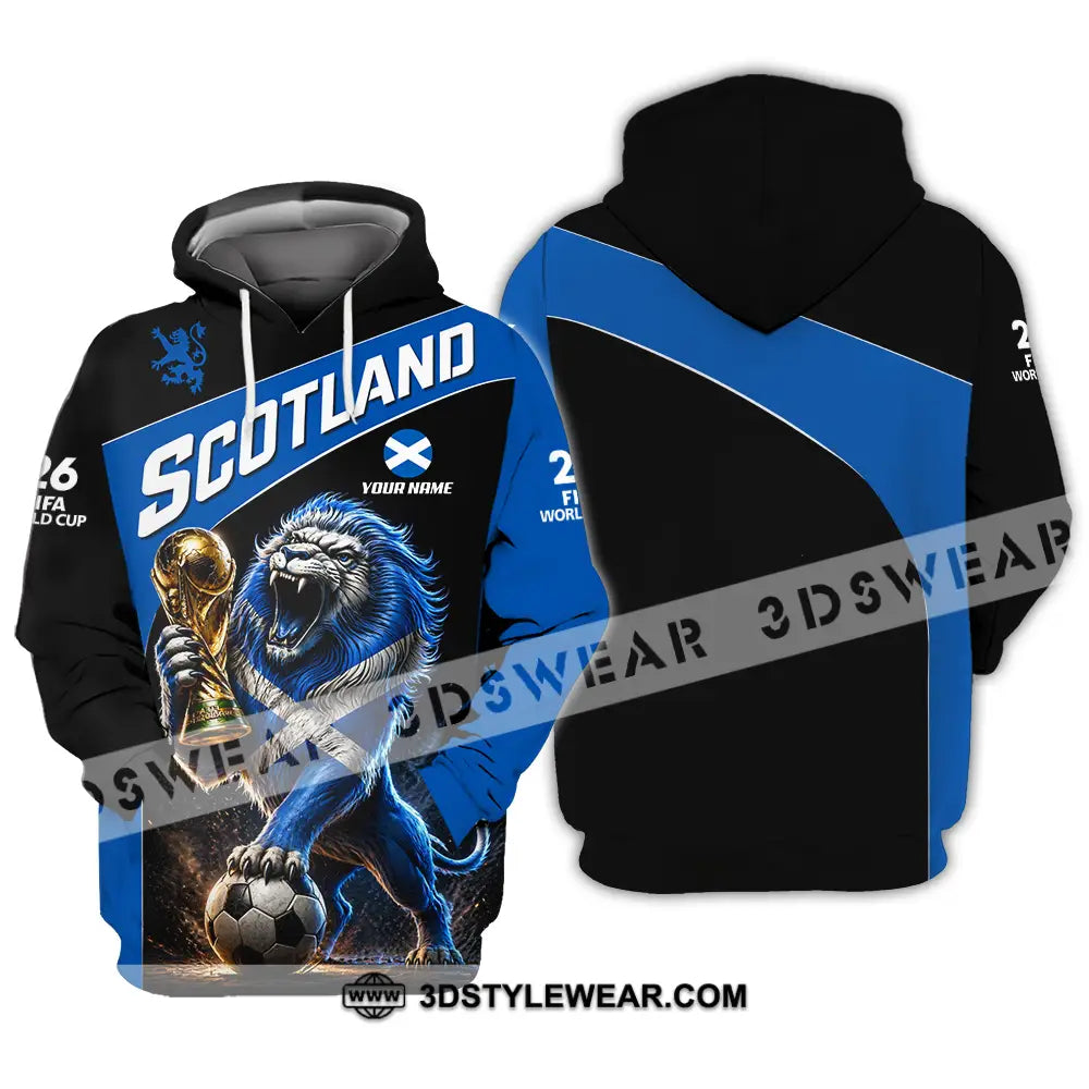 Unisex Shirt - Custom Scotland World Cup 2026 3D Shirt - Hoodie / S - T-shirt