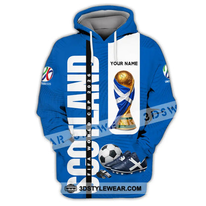 Unisex Shirt - Custom Scotland World Cup 2026 3D Shirt - Hoodie / S - T-shirt