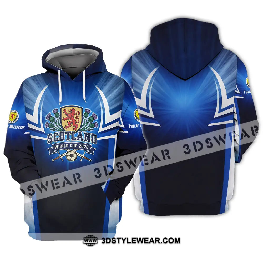 Unisex Shirt - Custom Scotland World Cup 2026 3D Shirt - Hoodie / S - T-shirt