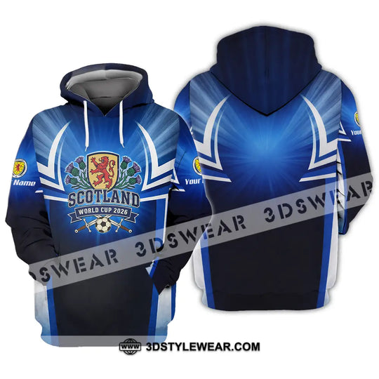 Unisex Shirt - Custom Scotland World Cup 2026 3D Shirt style option 3