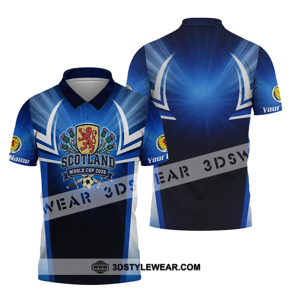 Unisex Shirt - Custom Scotland World Cup 2026 3D Shirt - Polo Shirt / S - T-shirt