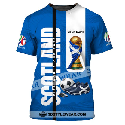 Unisex Shirt - Custom Scotland World Cup 2026 3D Shirt - T-Shirt / S - T-shirt