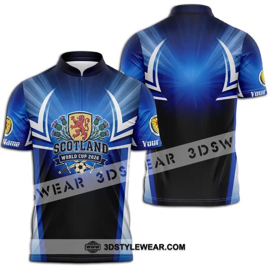 Unisex Shirt - Custom Scotland World Cup 2026 3D Shirt style option 2