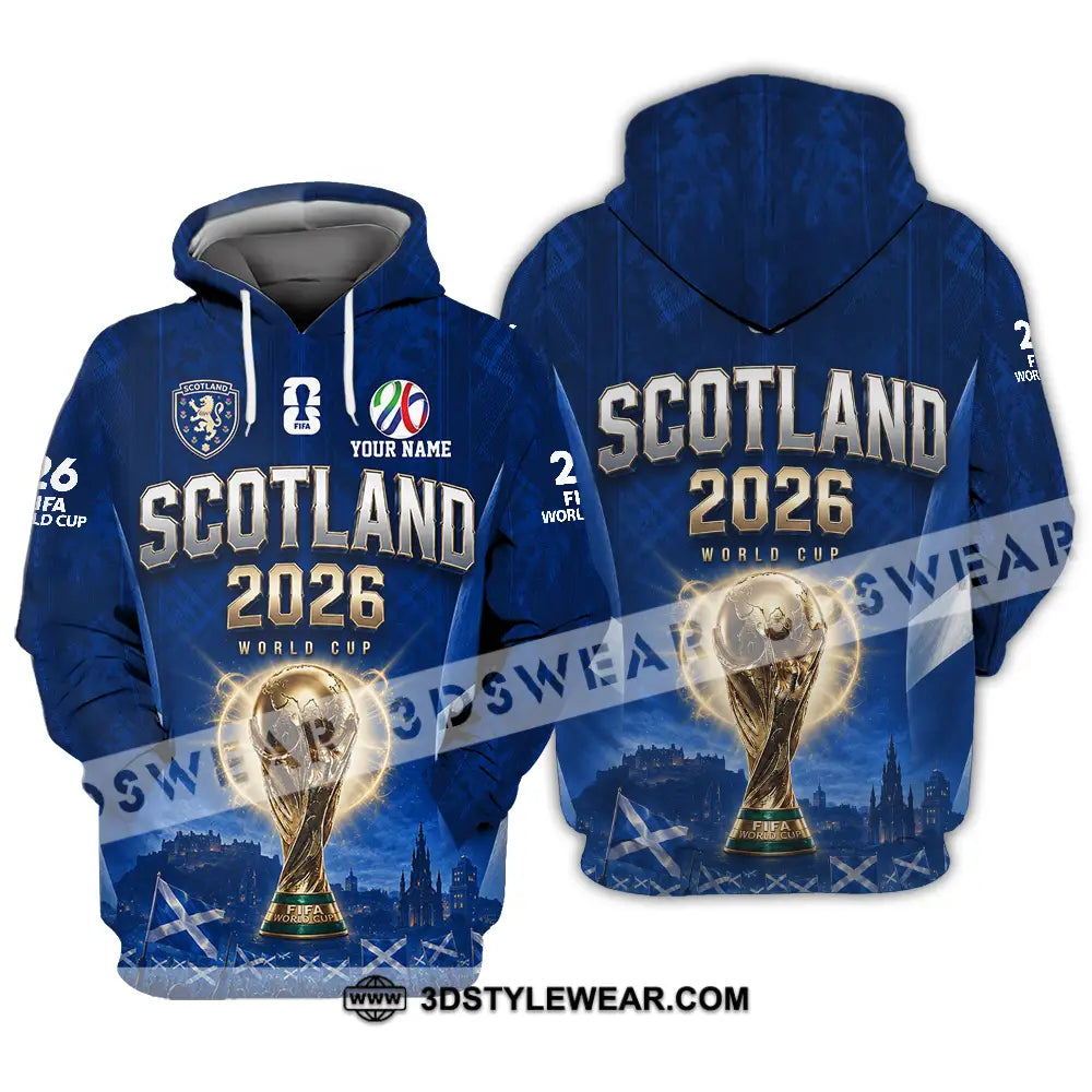 Unisex Shirt - Custom Scotland World Cup 2026 Shirt - Hoodie / S - T-shirt