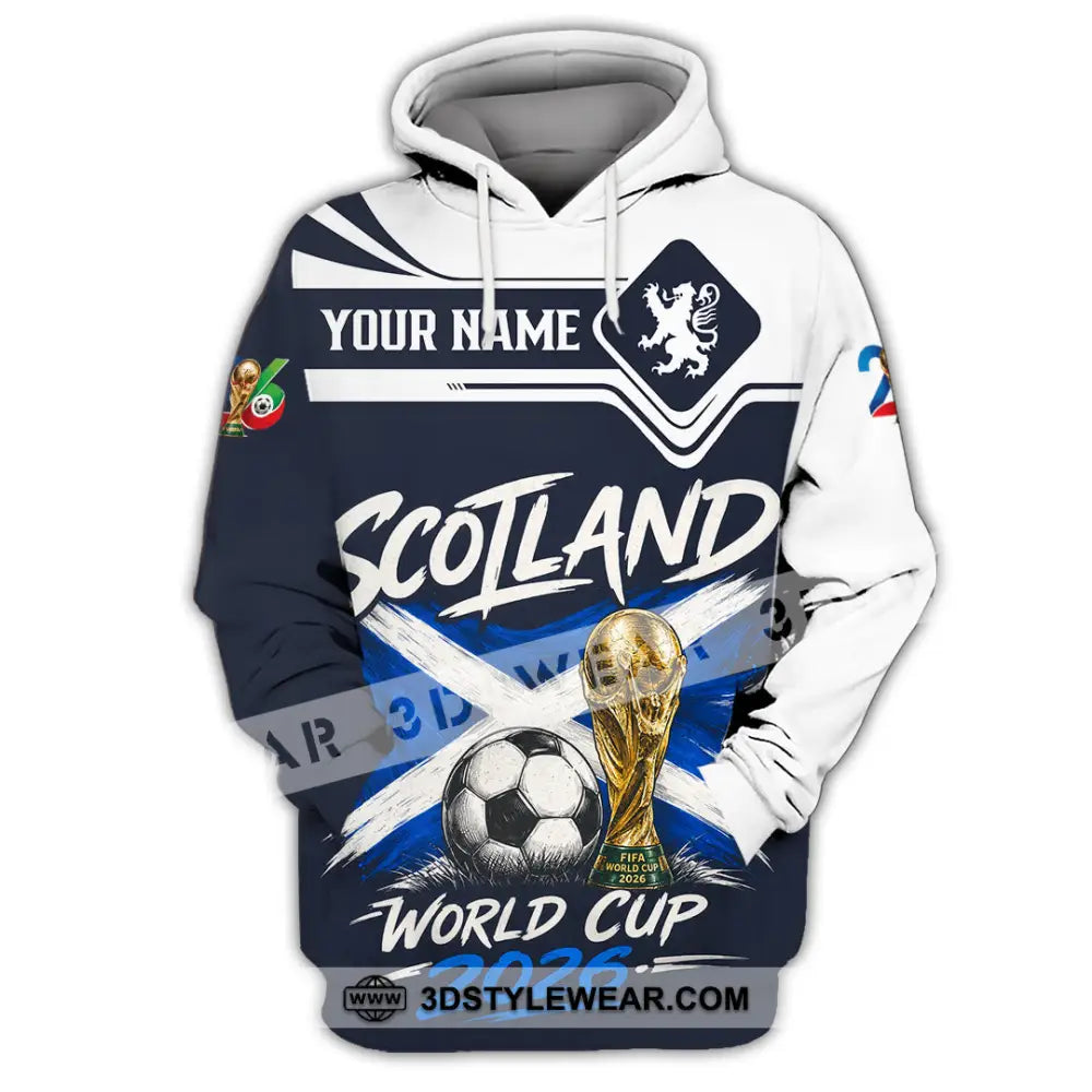 Unisex Shirt - Custom Scotland World Cup 2026 Shirt - Hoodie / S - T-shirt