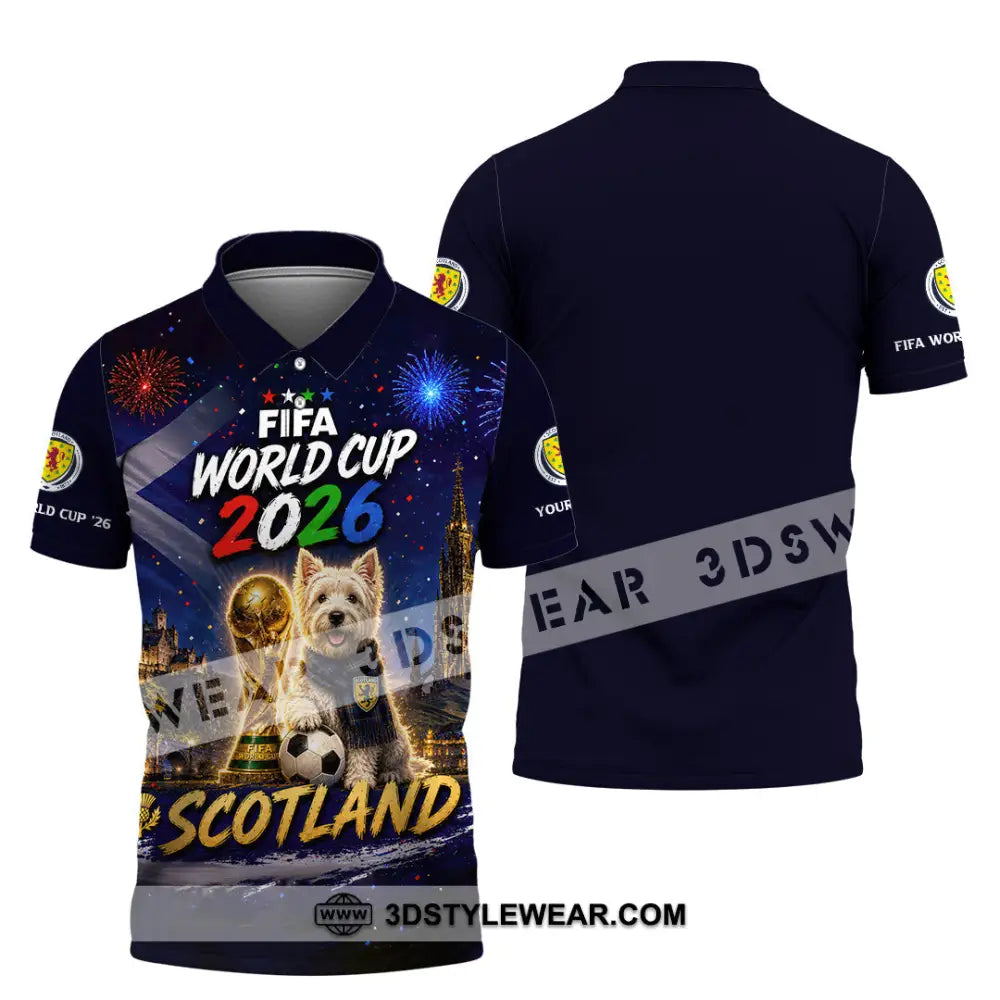 Unisex Shirt - Custom Scotland World Cup 2026 Shirt - Polo Shirt / S - T-shirt