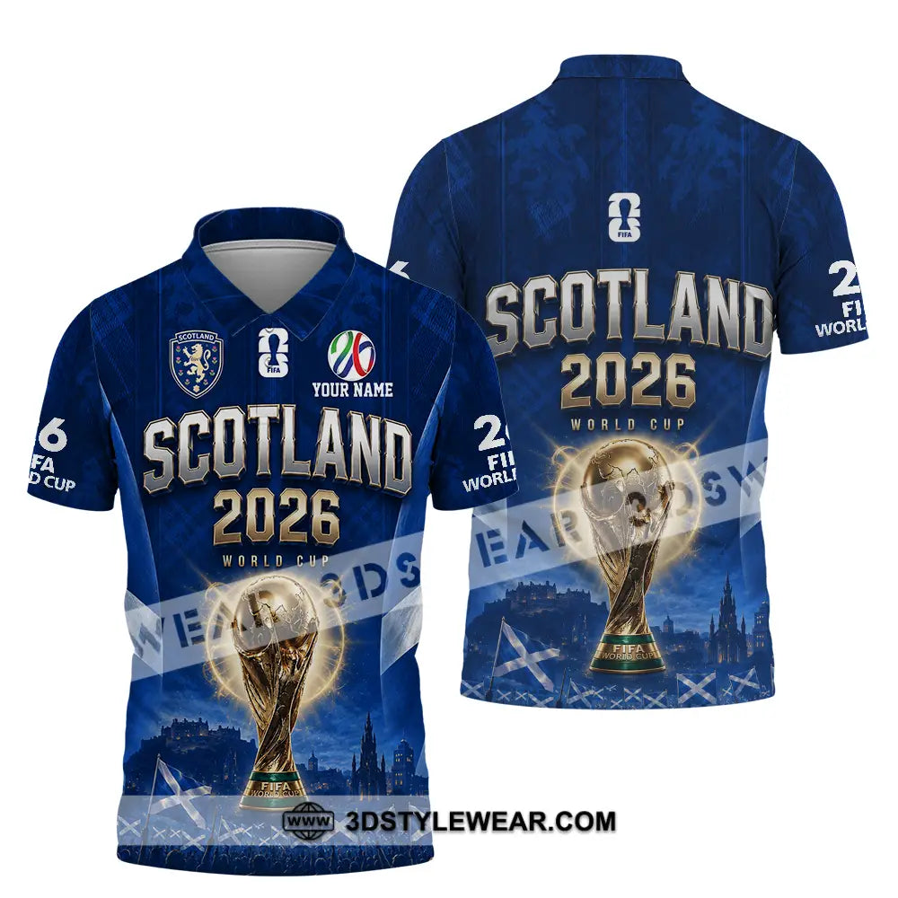 Unisex Shirt - Custom Scotland World Cup 2026 Shirt - Polo Shirt / S - T-shirt