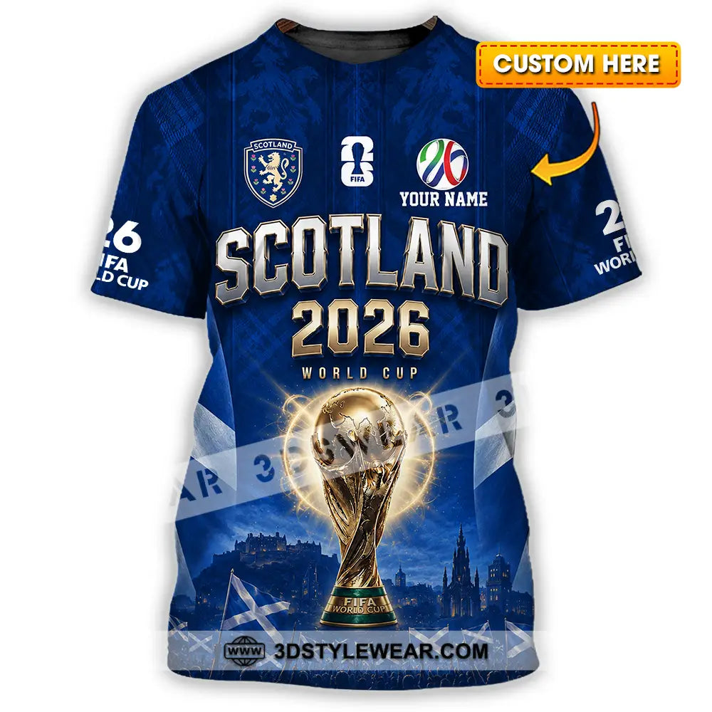 Unisex Shirt - Custom Scotland World Cup 2026 Shirt - T-shirt