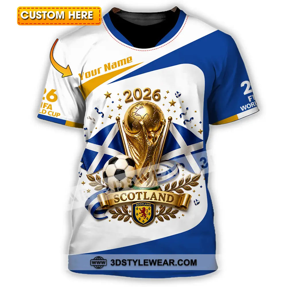 Unisex Shirt - Custom Scotland World Cup 2026 Shirt - T-shirt