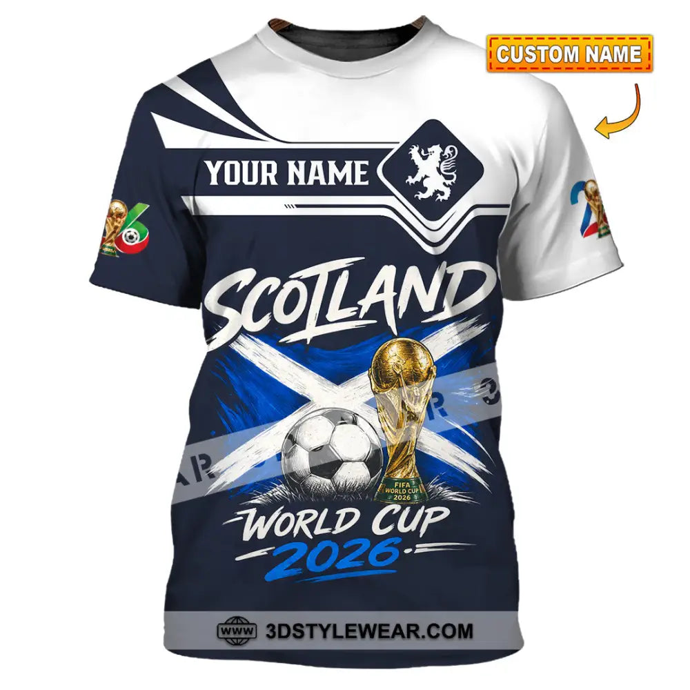 Unisex Shirt - Custom Scotland World Cup 2026 Shirt - T-shirt
