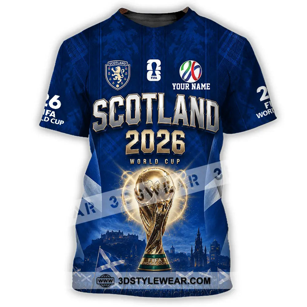 Unisex Shirt - Custom Scotland World Cup 2026 Shirt - T-Shirt / S - T-shirt