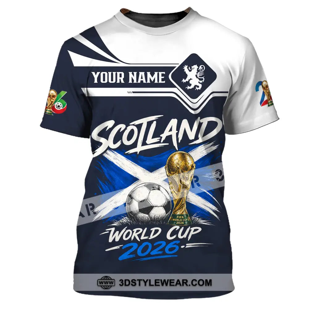 Unisex Shirt - Custom Scotland World Cup 2026 Shirt - T-Shirt / S - T-shirt