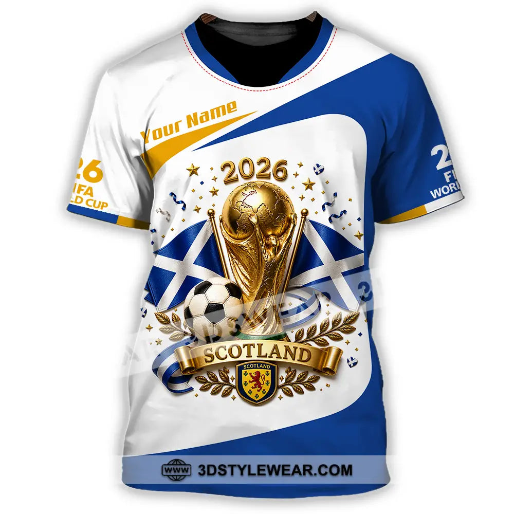 Unisex Shirt - Custom Scotland World Cup 2026 Shirt - T-Shirt / S - T-shirt