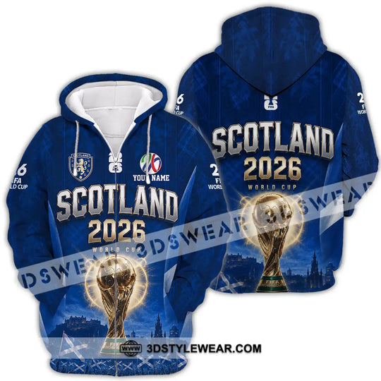 Unisex Shirt - Custom Scotland World Cup 2026 Shirt style option 4