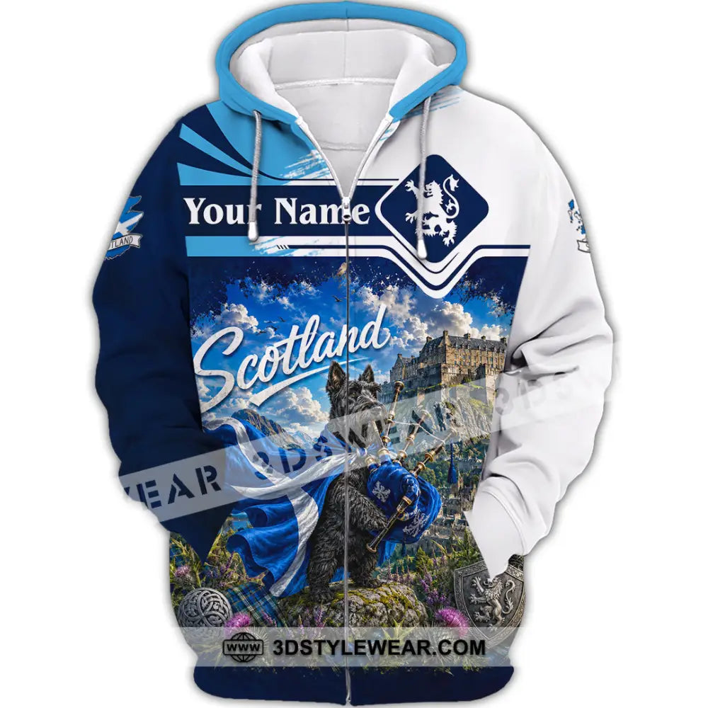 Unisex Shirt - Custom Scotland Shirt - Zipper Hoodie / S - T-shirt