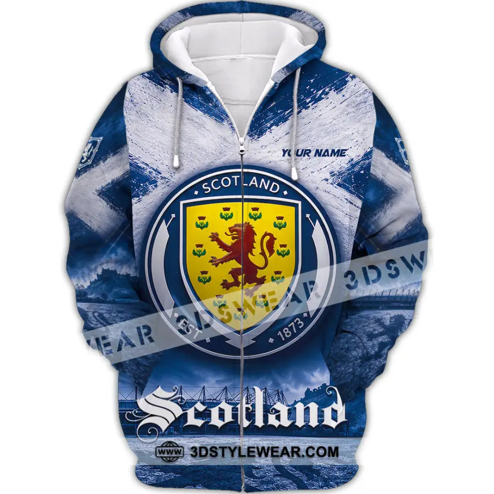 Unisex Shirt - Custom Scotland Shirt - Zipper Hoodie / S - T-shirt